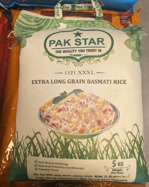 Pak Star 1121 XXXL Extra Long Grain Basmati Rice